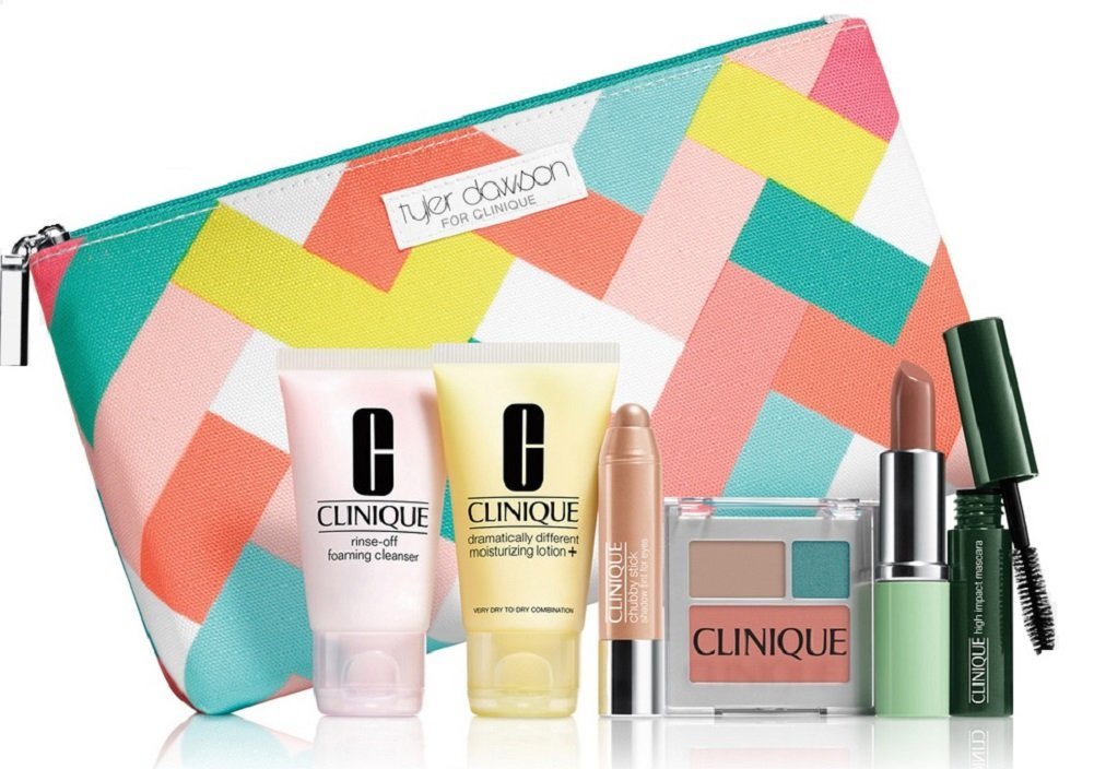 Clinique 6 Pieces Makeup Set Plus Cosmetics Bag S Spring New Clinique 6 Pieces Makeup Set Plus Cosmetics Bag S Spring New