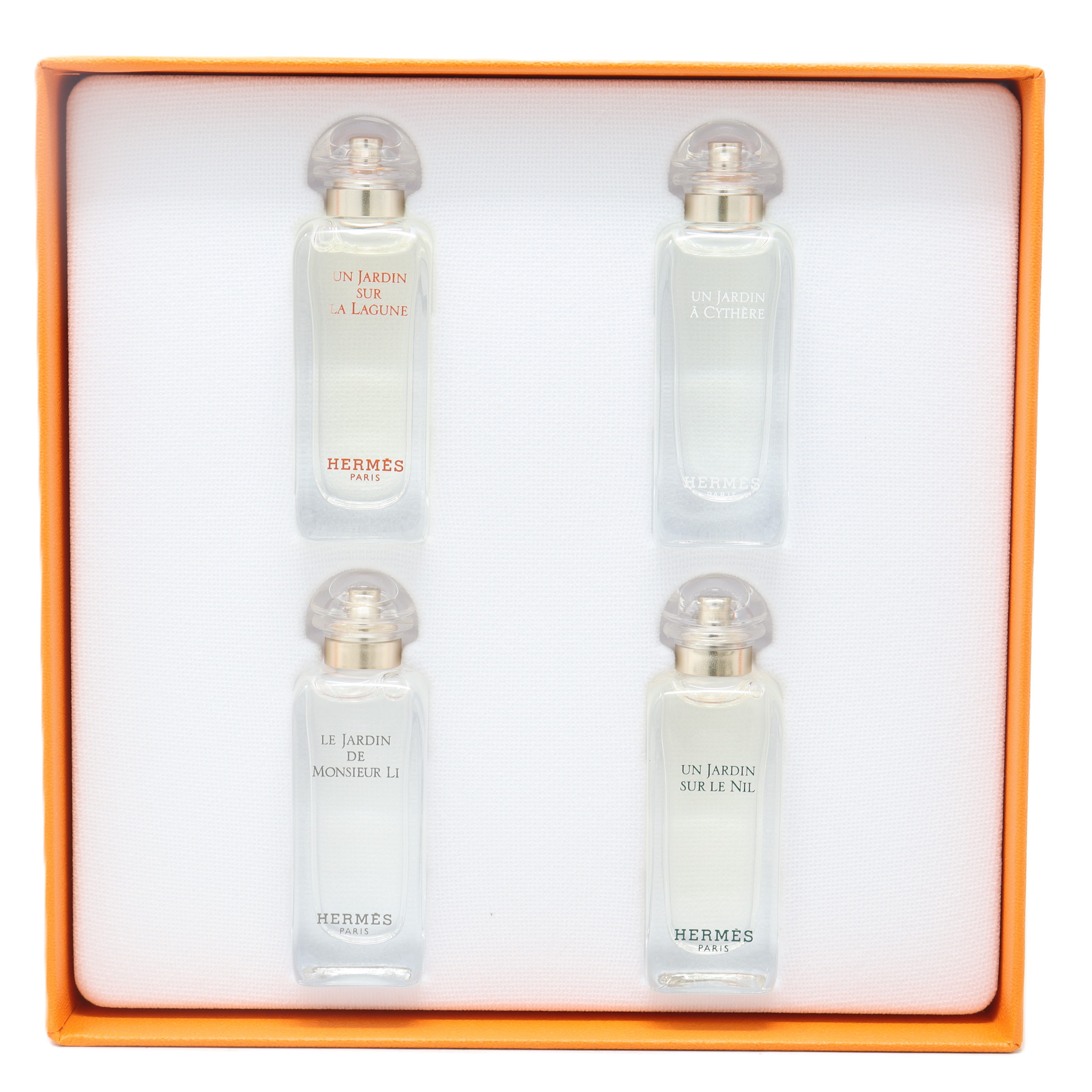 Hermès Parfums Jardins Discovery 4本Set HERMES Coffret Parfums-Jardins Discovery EDT Set 7.5ml x 4