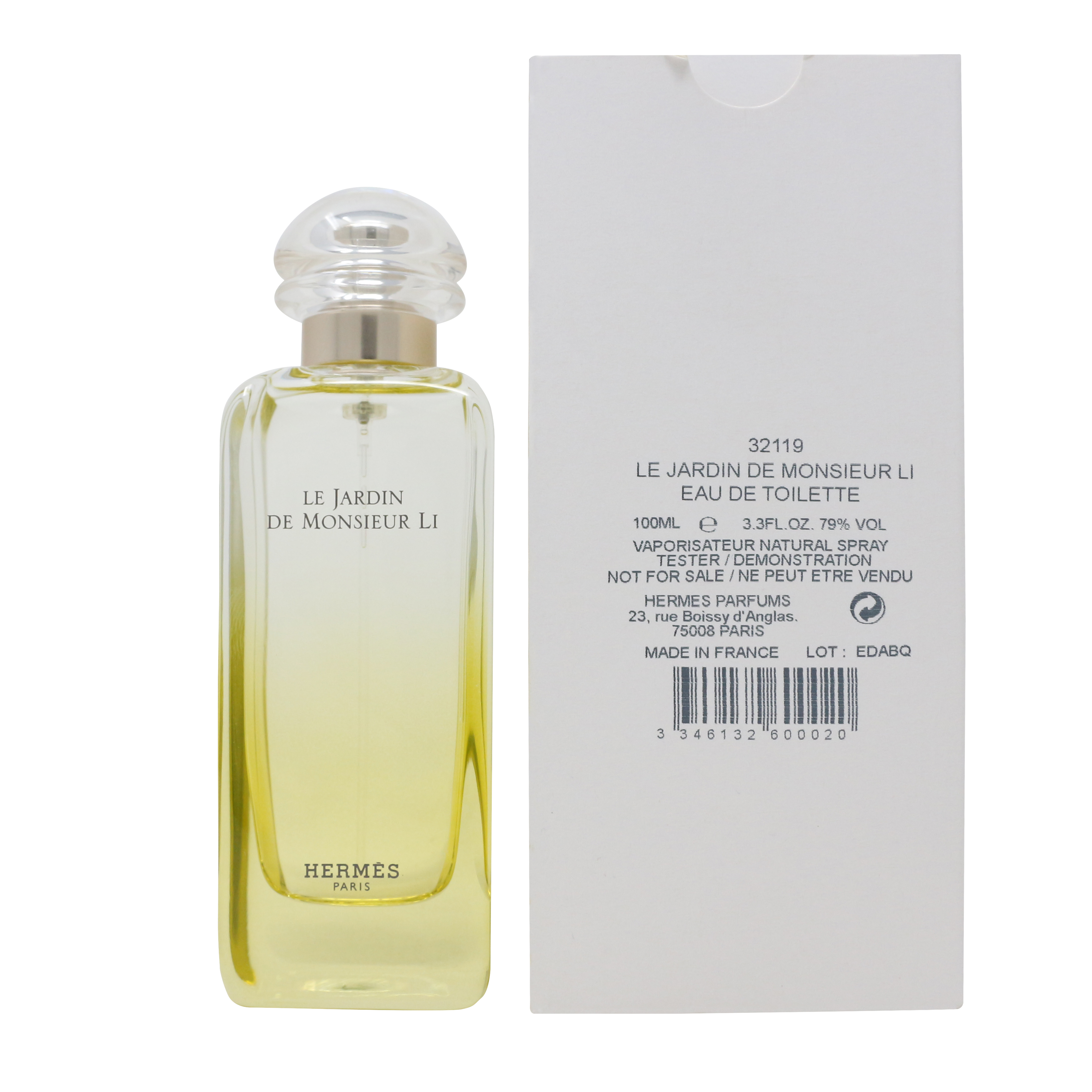 Le Jardin De Monsieur Li by Hermes Edt 3.3oz/100ml Spray New In White