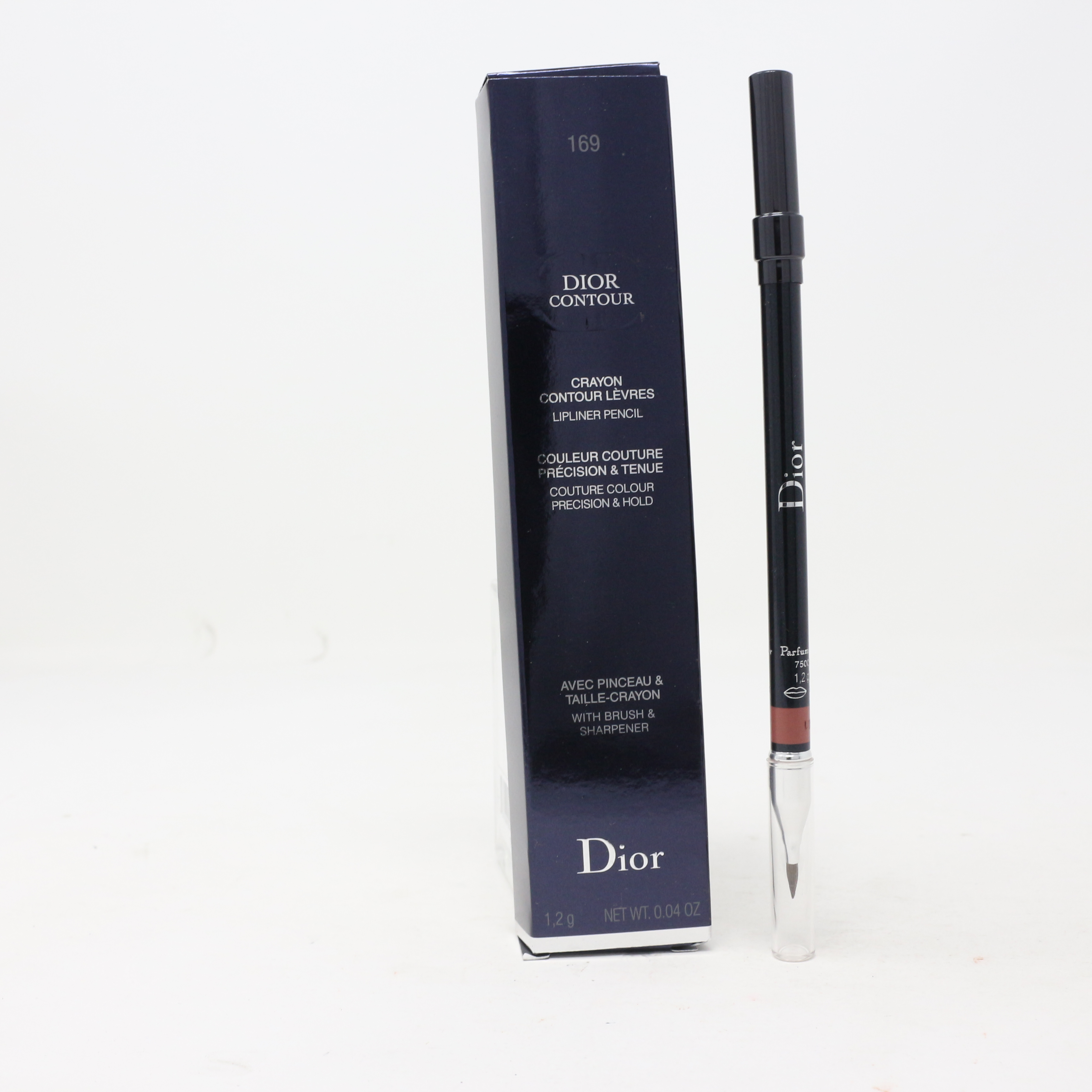 Dior Lipliner Pencil With Brush & Sharpener 0.04Oz New In Box | eBay