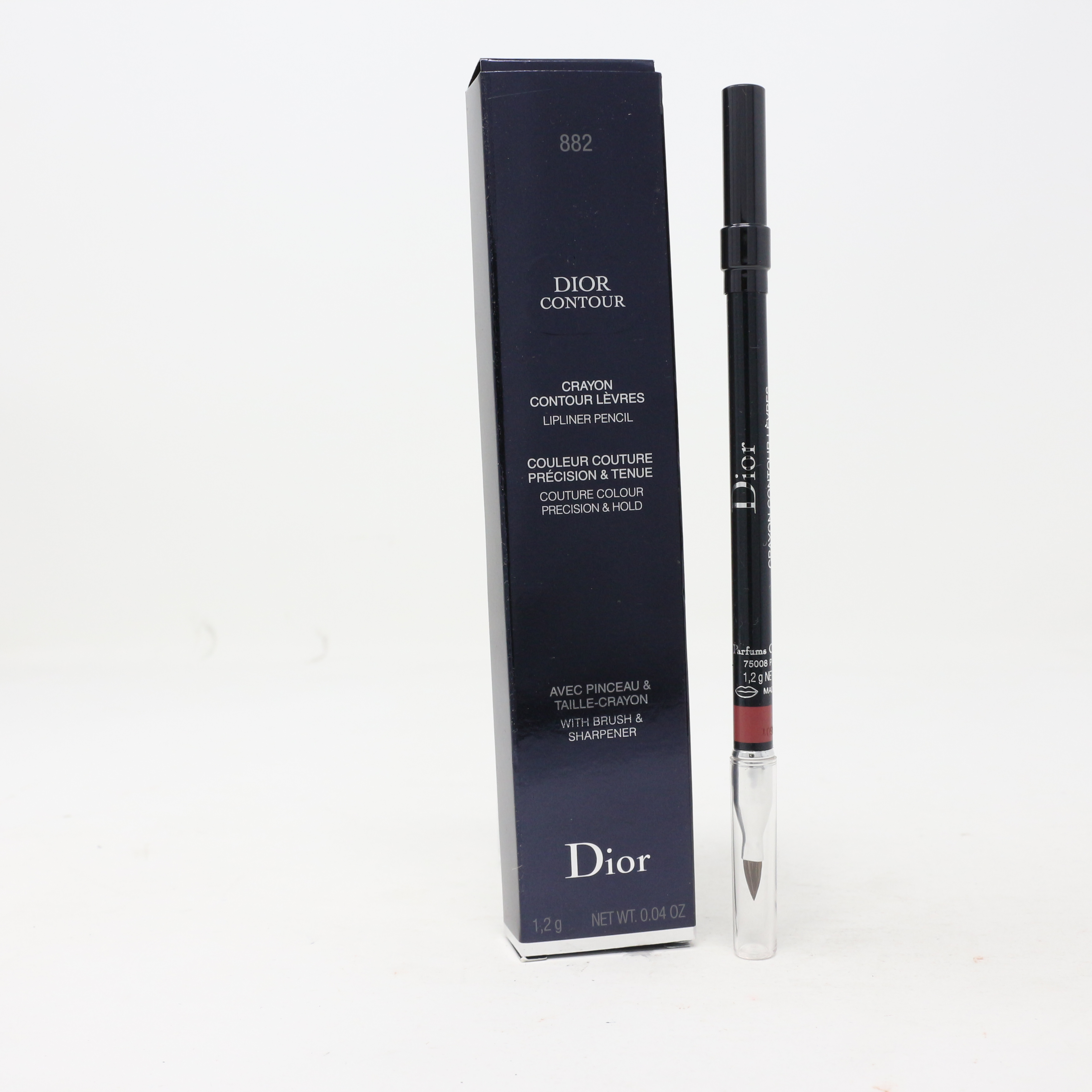 Dior Lipliner Pencil With Brush & Sharpener 0.04Oz New In Box | eBay