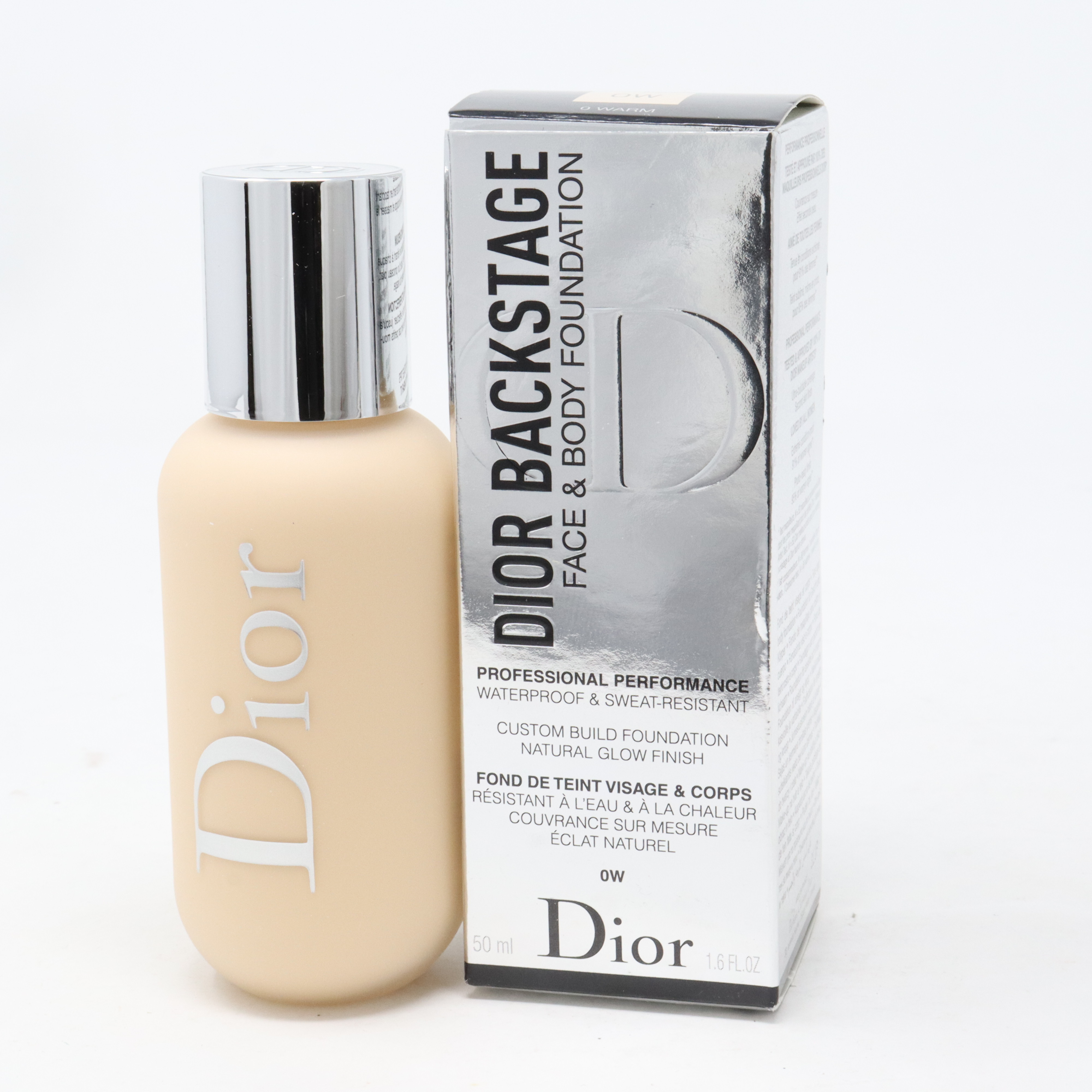 Dior Backstage Face & Body Foundation 1.6oz/50ml New With Box
