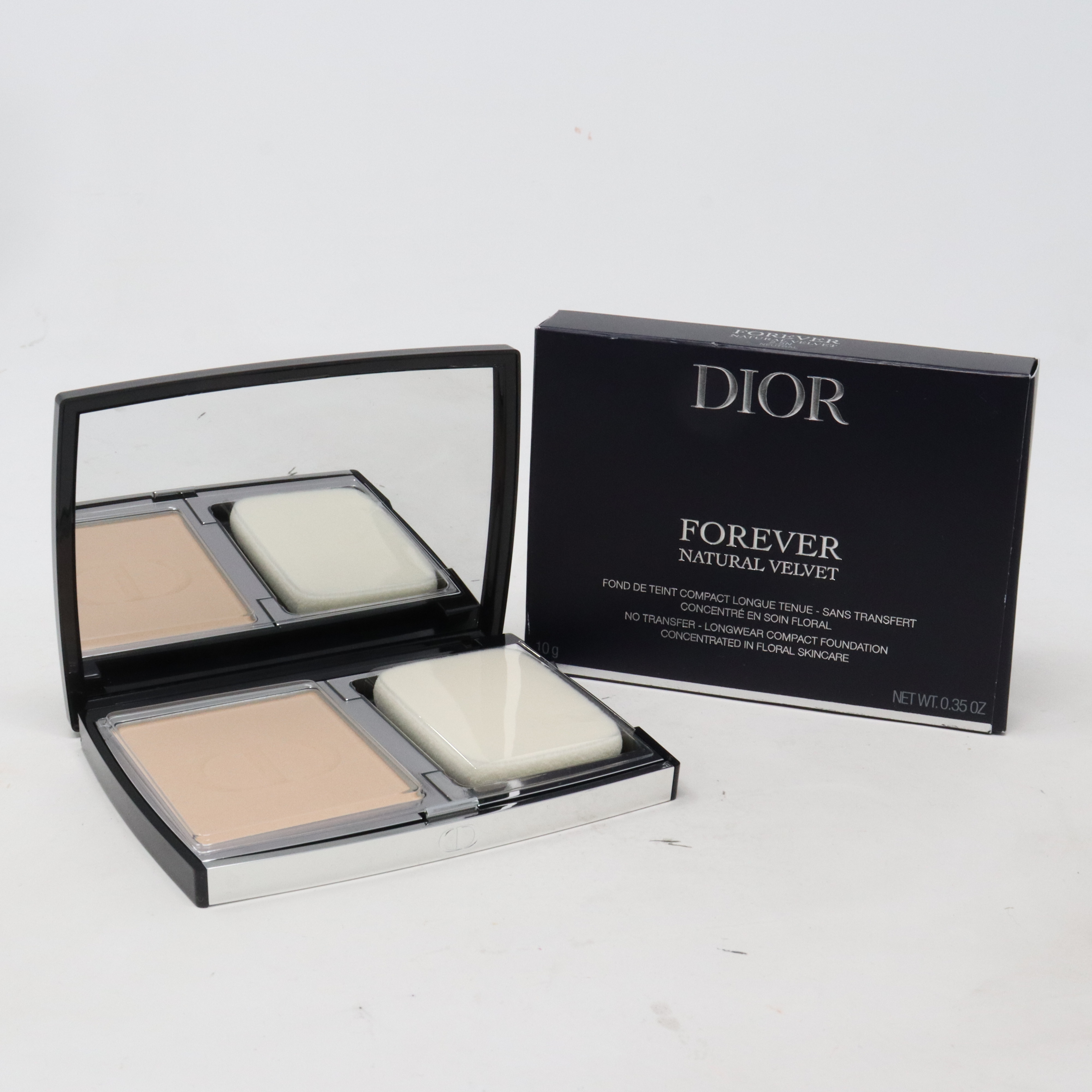 Dior Forever Natural Velvet ファンデーション01 Dior Forever Natural Velvet: 24h Wear Compact Foundation