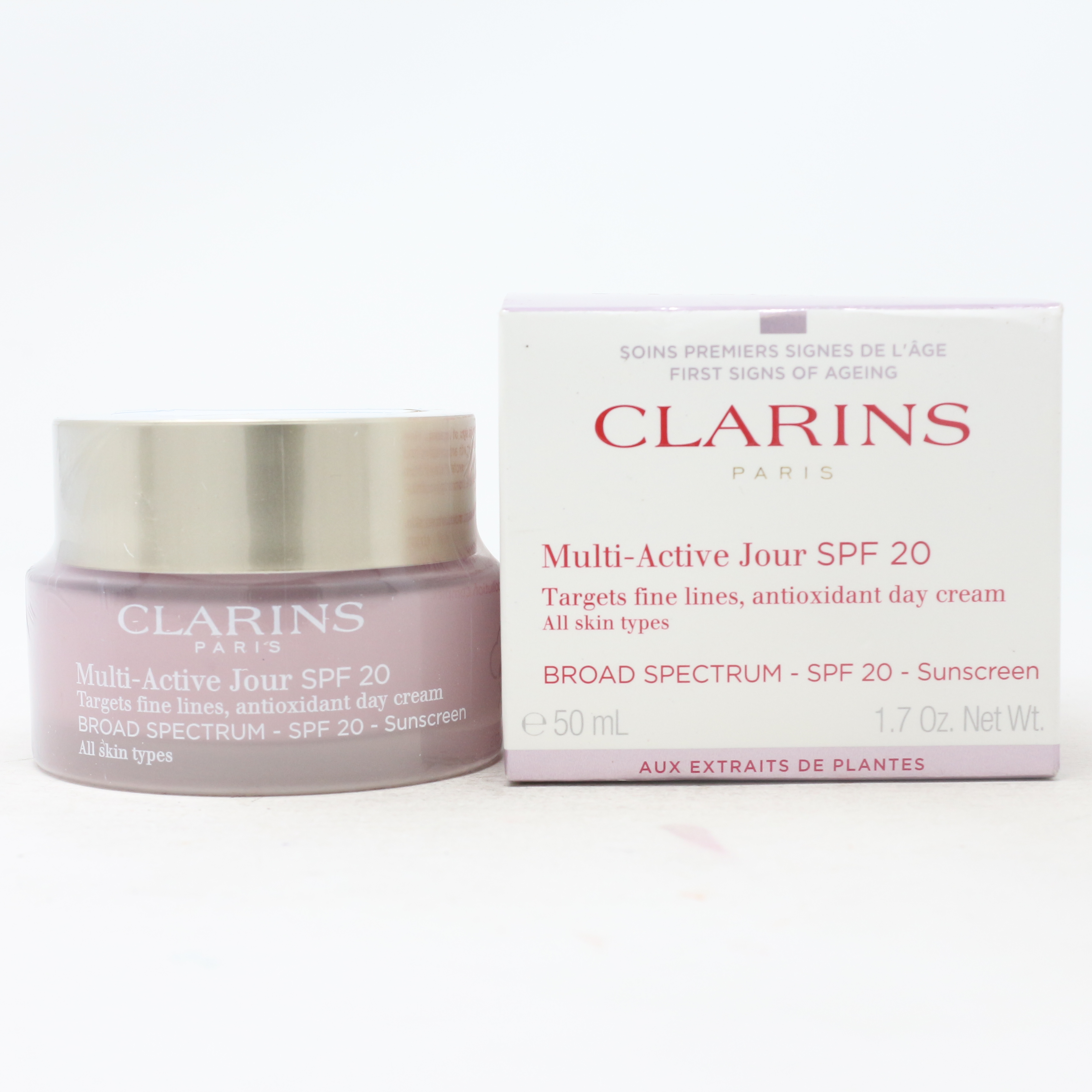 clarins multi active spf 20