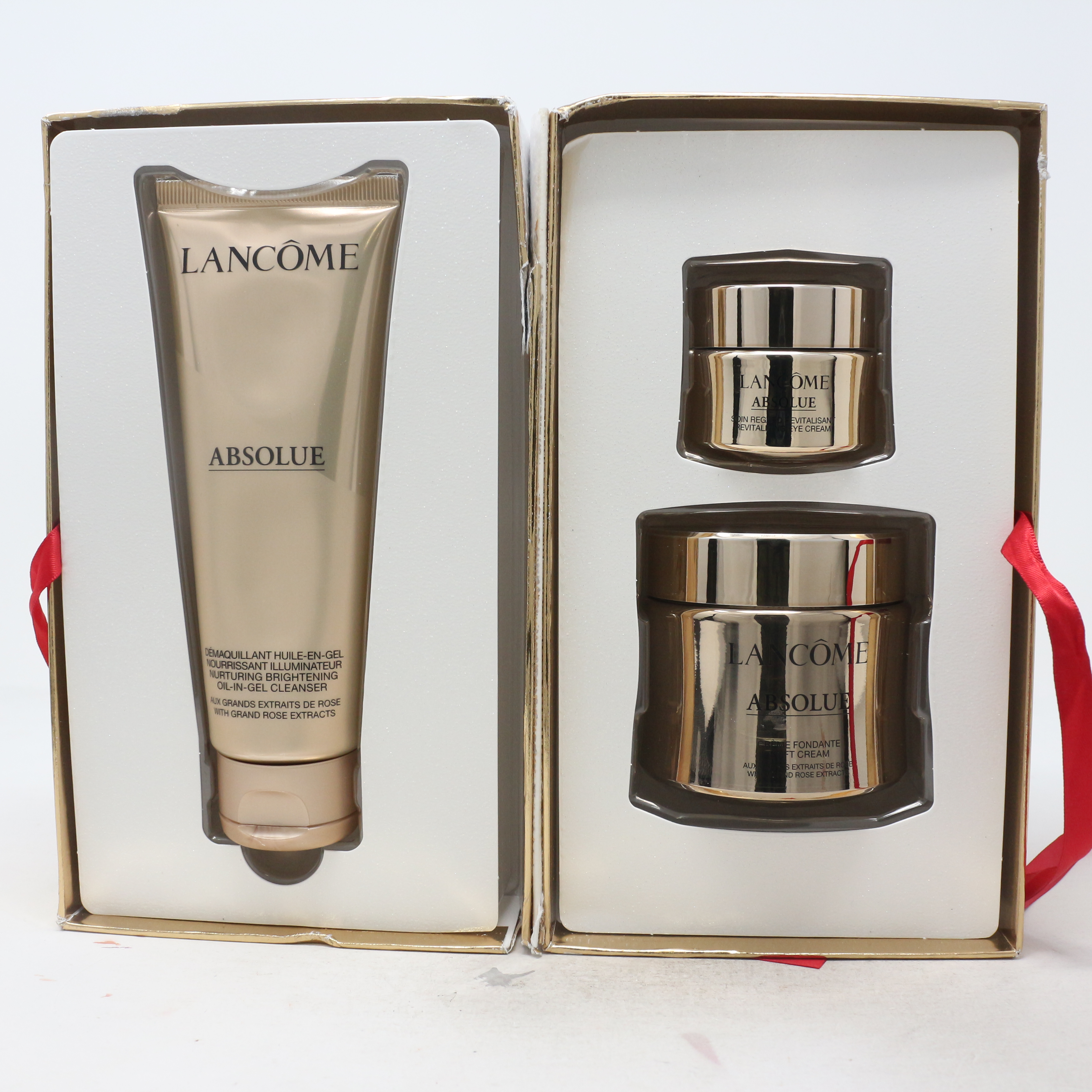 Lancome Absolue Collection Soft Cream 3 Pcs T Set Slightly Damaged