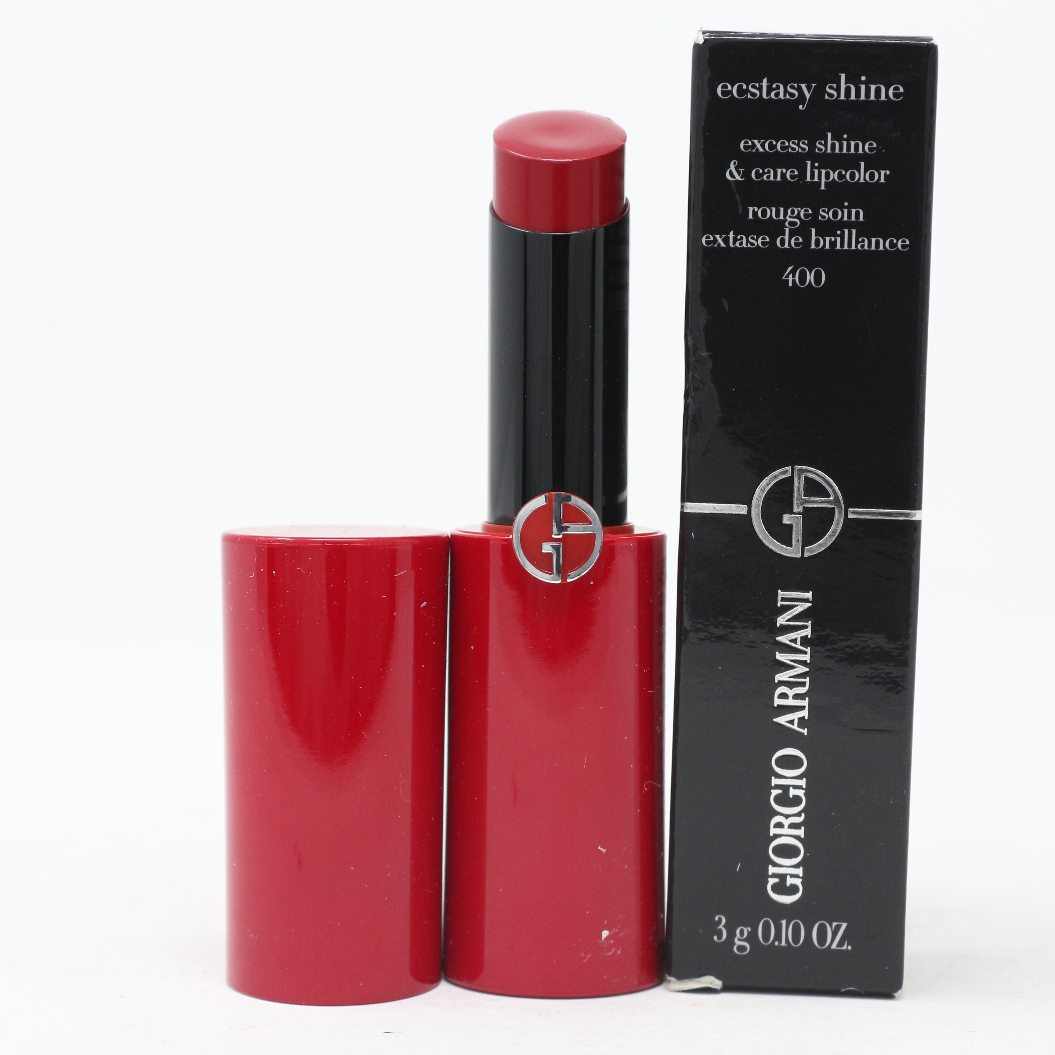 Giorgio Armani Ecstasy Shine Lipstick 400 Four Hundred 0.10oz/3g New ...