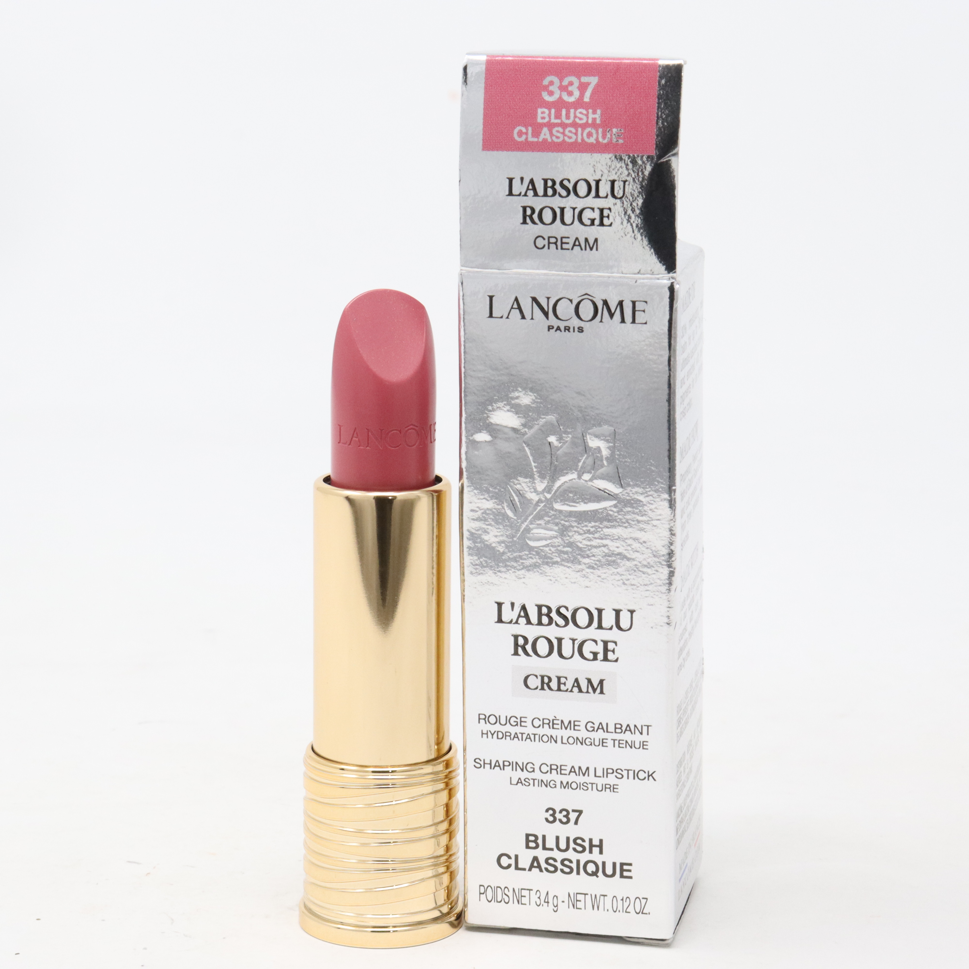 Lancome L Absolu Rouge Cream Lipstick 0 12oz 3 4g New With Box Ebay
