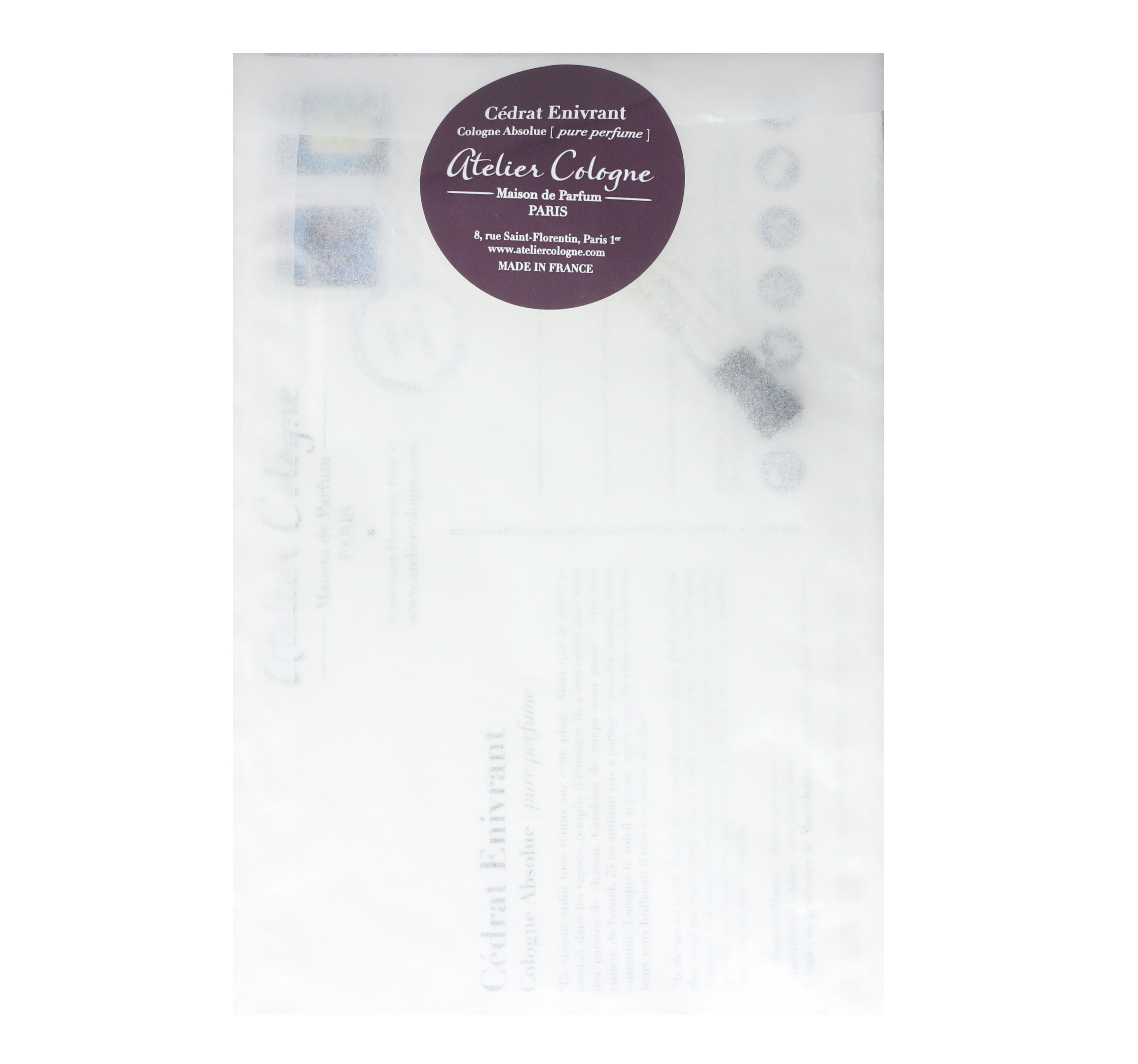 Atelier Cologne Absolue 2ml With Postcard (CHOOSE YOUR SCENT)