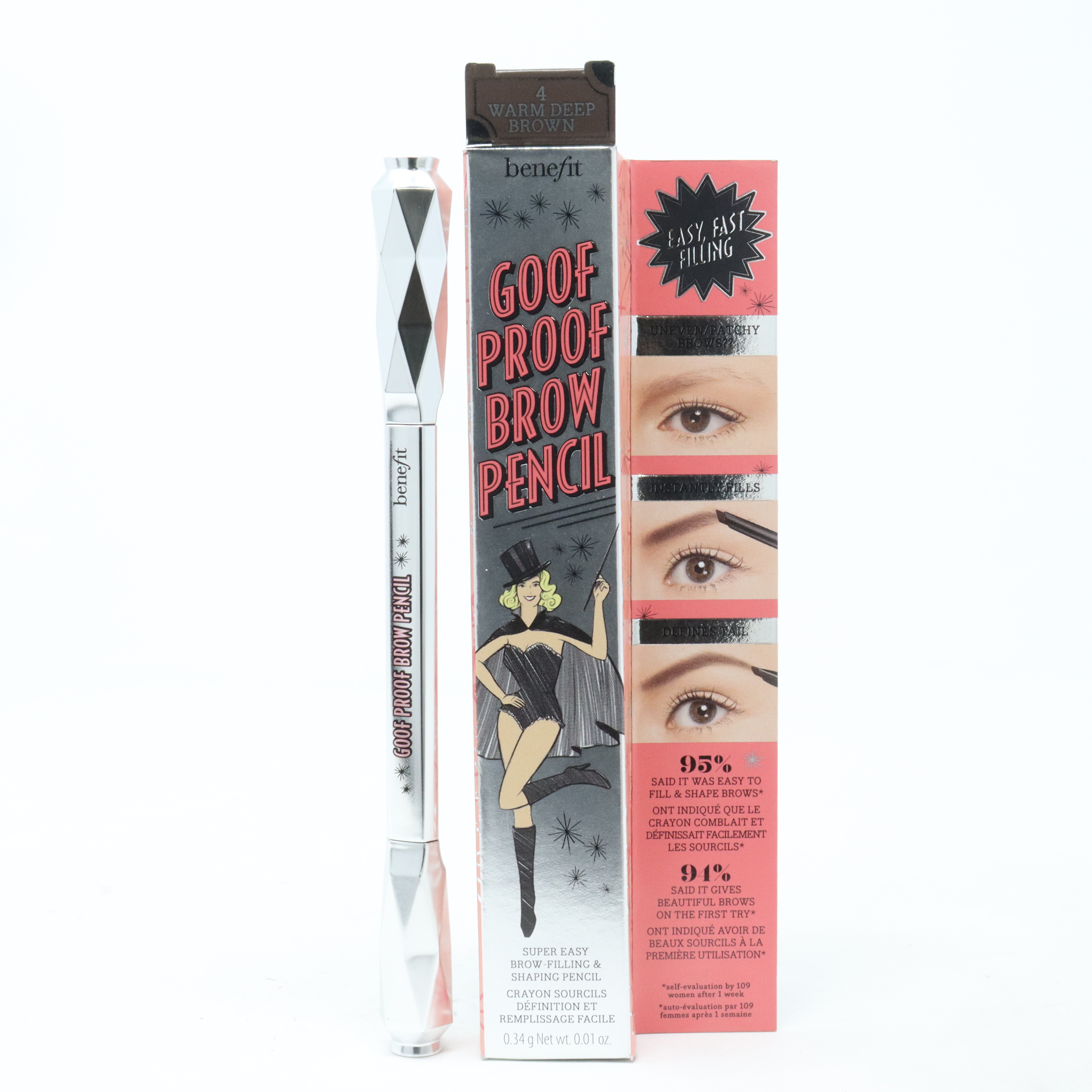 Benefit Goof Proof Eyebrow Pencil  0.01oz/0.34g New With Box