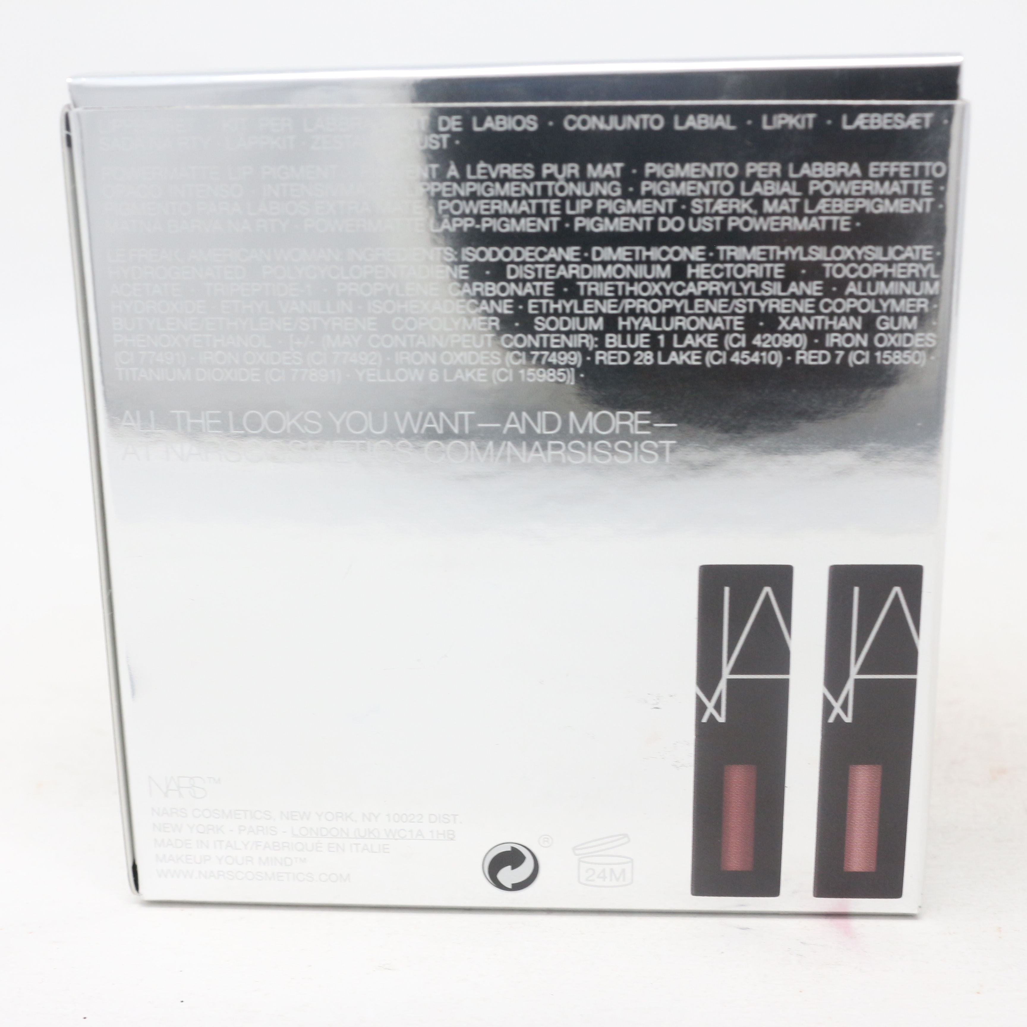 Nars Narsissist Wanted Power Pack Lip Kit  / New With Box