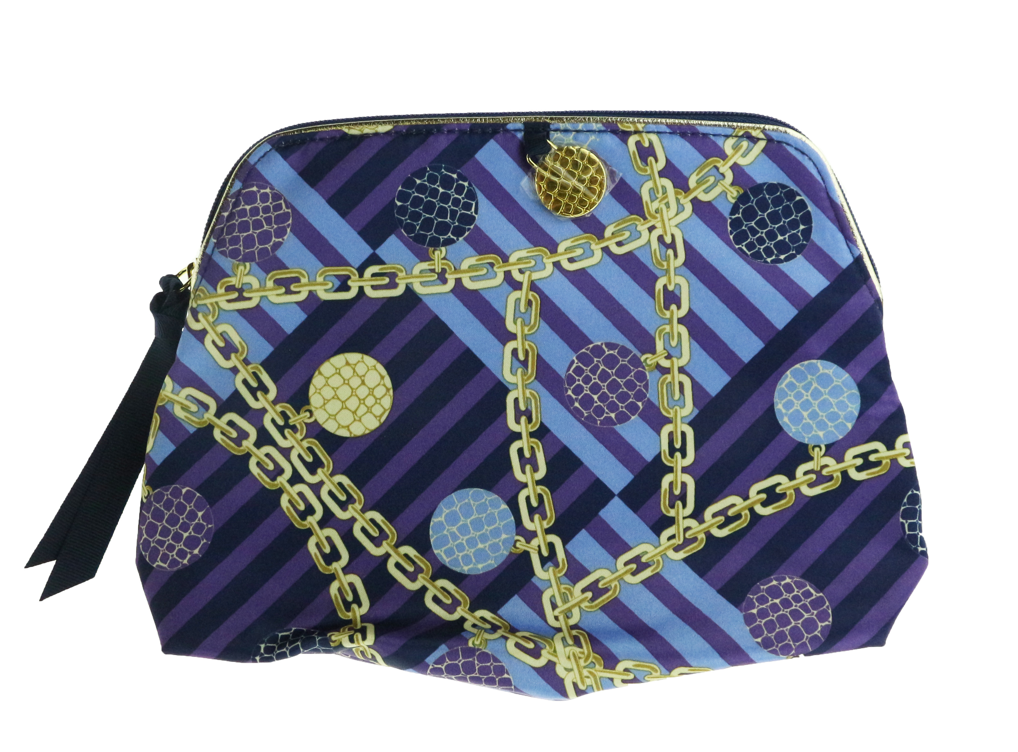 purple chain bag