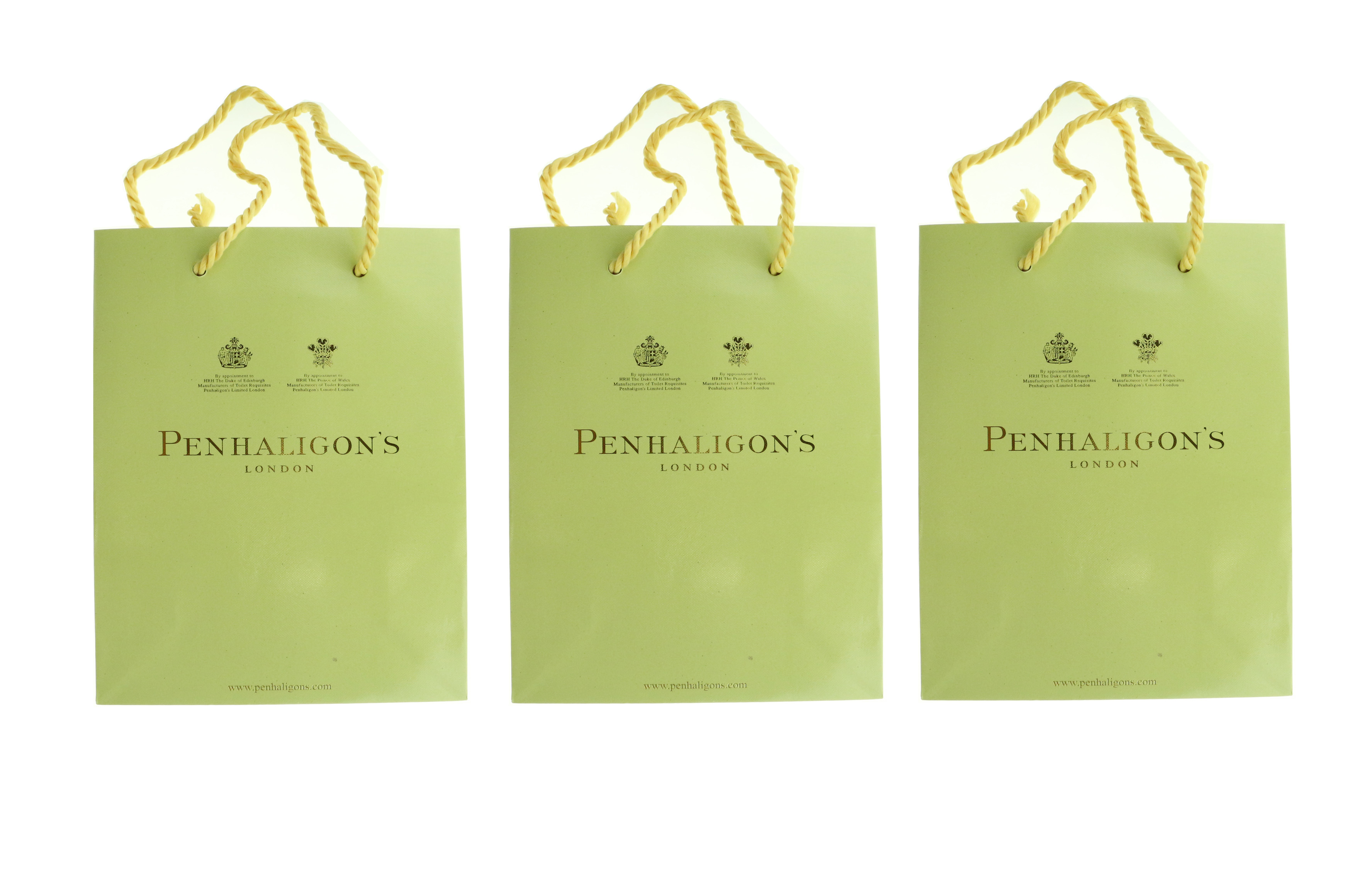 Penhaligon's 'Green' Gift Paper Bag New Pack Of 3 | eBay