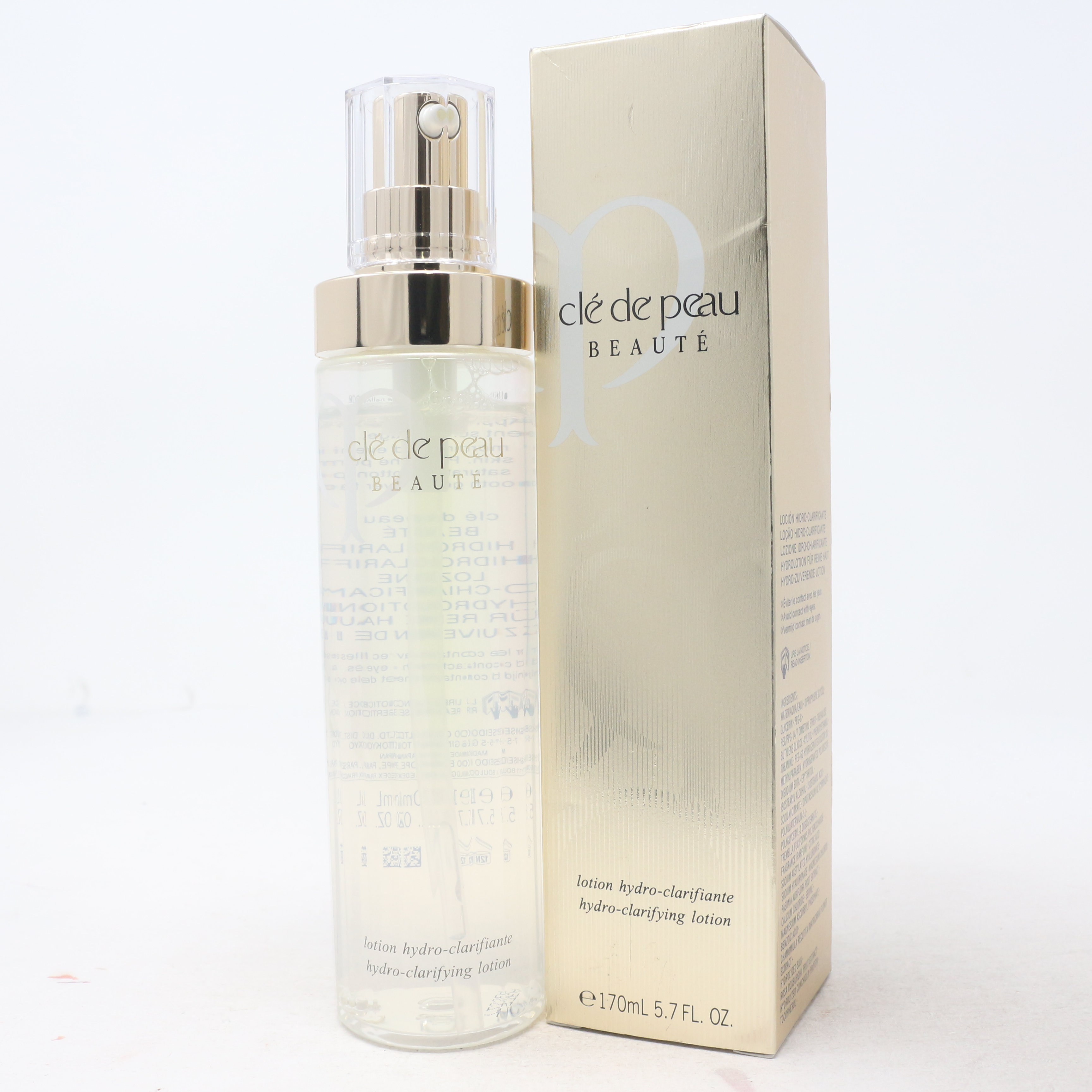 美品.新品クーレドボーボーテ Hydro-Clarifying Lotion Cle De Peau Vital Skin Hydrating and Clarifying Lotion, 5.7