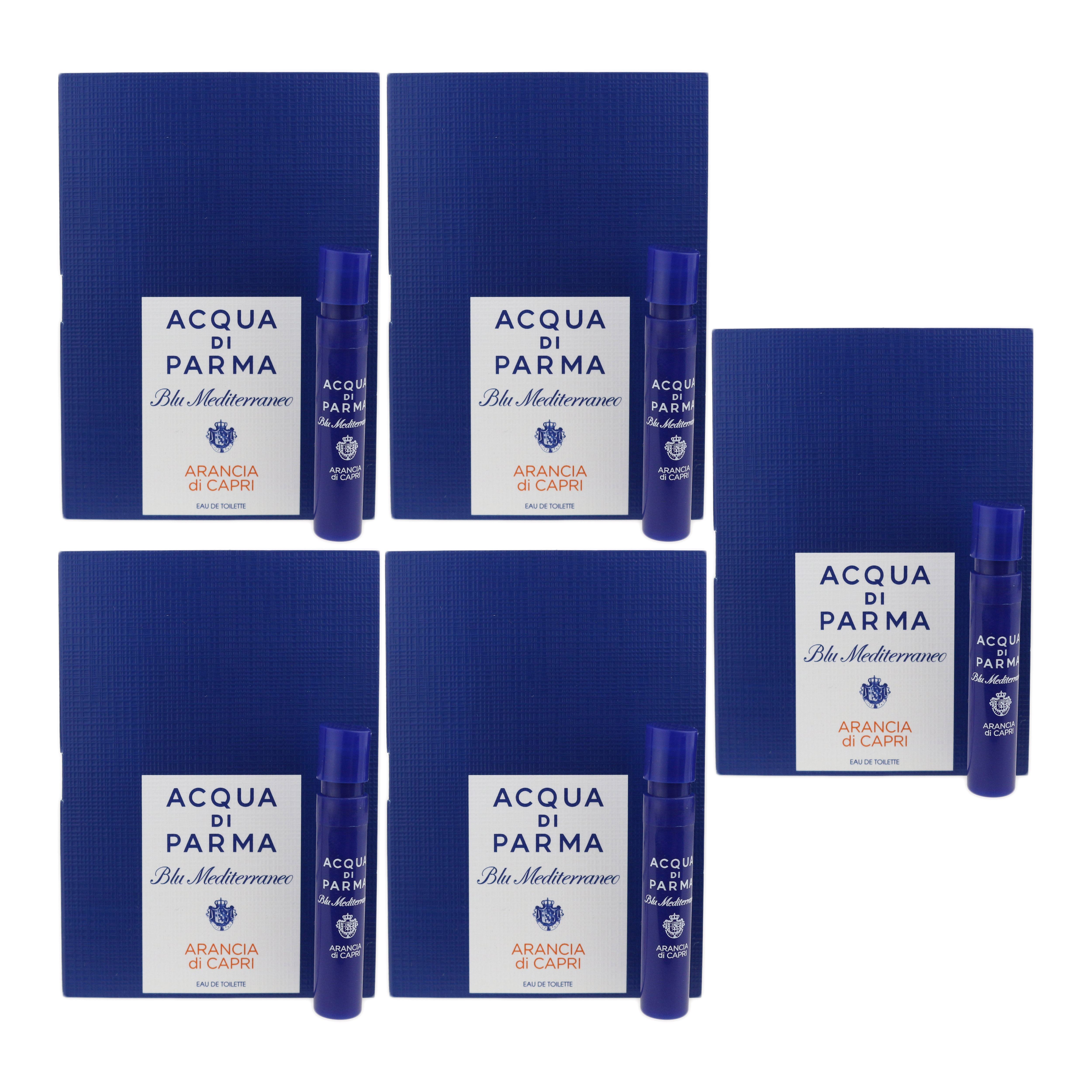 Acqua Di Parma Blu Mediterraneo Arancia Di Capri Edt 0 05oz 1 2ml Pack Of 5 Ebay